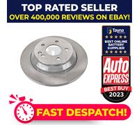 2x Brake Discs Pair Solid fits MERCEDES V200 W447 2.2D Rear 2014 on OM651.950
