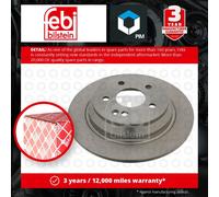 2x Brake Discs Pair Solid fits MERCEDES VIANO W639 2.0D Rear 2003 on OM646.982