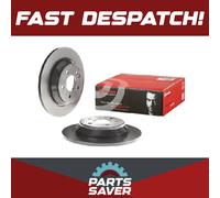 2x Brake Discs Pair Solid fits MERCEDES VITO W447 2.2D Rear 2014 on OM651.950
