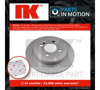 2x Brake Discs Pair Solid fits MINI CONVERTIBLE COOPER R57 1.6D Rear 10 to 13 NK
