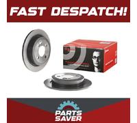Brembo 2x Brake Discs Pair Solid Rear 259mm 08.9163.21 Set 34216774987 Brand New
