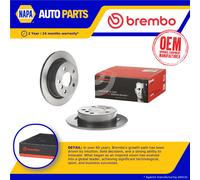 2x Brake Discs Pair Solid fits MINI COOPER F55, F56 1.5D Rear 2013 on B37C15A