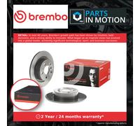 2x Brake Discs Pair Solid fits MINI COUNTRYMAN COOPER F60 2.0 Rear 2016 on 280mm