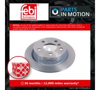 2x Brake Discs Pair Solid fits MINI ONE F55, F56 1.5D Rear 2014 on B37C15A 259mm