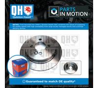 Quinton Hazell Brake Disc/Rotor | Single Disc | Rear | 4 Bolt Holes | Solid | BDC6091