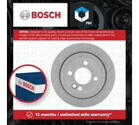 2x Brake Discs Pair Solid Rear 258.7mm 0986478601 Bosch Set 34211503070 BD520