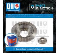 2x Brake Discs Pair Solid fits MITSUBISHI CHALLENGER Mk1 3.0 Rear 1998 on 315mm