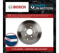 Bosch Solid Brake Discs fits Mitsubishi Grandis 2004-2011 2.0 2.4 0986479532