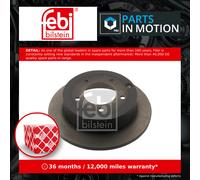 2x Brake Discs Pair Solid fits MITSUBISHI LANCER Mk8 2.0D Rear 2008 on 262mm Set