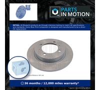 2x Brake Discs Pair Solid fits MITSUBISHI SPACE STAR Rear 1.3 1.6 1.8 1.9D 260mm