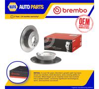 2x Brake Discs Pair Solid fits NISSAN ALTIMA L32 3.5 Rear 09 to 10 VQ35DE 292mm