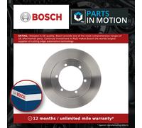 2x Brake Discs Pair Solid fits NISSAN CABSTAR F24M 2.5D Rear 09 to 13 With ABS