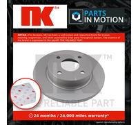 2x Brake Discs Pair Solid fits NISSAN MICRA K11 1.3 Front 92 to 00 234mm Set NK