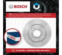 Bosch Brake Disc Rotor - Solid BD981 - 0986479144 - OEM for Nissan & Renault