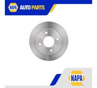 2x Brake Discs Pair Solid fits NISSAN PRIMERA P10, P11 1.6 Rear 93 to 02 GA16DE