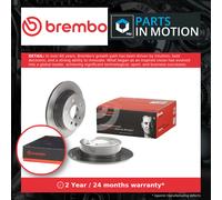 2x Brake Discs Pair Solid fits NISSAN PULSAR C13 1.5D Rear 2014 on K9K 292mm Set