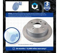 Pair of Rear Brake Disc Fits Nissan 200SX Skyline IX Blue Print ADN14348