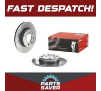 2x Brake Discs Pair Solid fits OPEL CORSA C 1.2 Front 00 to 09 240mm Set Brembo