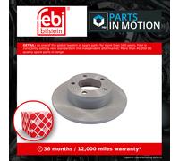 2x Brake Discs Pair Solid fits OPEL MOVANO FD, JD 3.0D Rear 2003 on 305mm Set