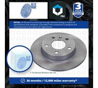 BLUE PRINT Brake disc Rear Axle ADW194311 Brake rotor,Brake discs OPEL,CHEVROLET,VAUXHALL,Corsa C Schrägheck (X01),ZAFIRA B (A05),Meriva A (X03)