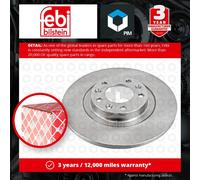 2x Brake Discs Pair Solid fits PEUGEOT TRAVELLER Rear 1.5D 1.6D 2.0D 2016 on Set