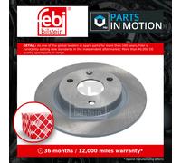 2x Brake Discs Pair Solid Front 238mm 10318 Febi Set E169004 4246F8 4246G0 New