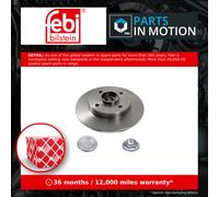 FEBI BILSTEIN BRAKE DISC REAR CITROËN DS OPEL PEUGEOT VAUXHALL 2008 207 207 CC 2