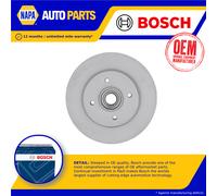 2x Brake Discs Pair Solid fits PEUGEOT 3008 0U Rear 1.2 1.6 1.6D 2.0D 09 to 16