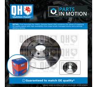 2x Brake Discs Pair Solid fits PEUGEOT 301 1.6D Front 2014 on BHY(DV6FD) 266mm