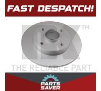 2x Brake Discs Pair Solid Rear 249mm 311939 NK Set 4246Z9 424934 E169195 E169506