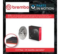 2x Brake Discs Pair Solid fits PEUGEOT 308 Mk1 Rear 1.4 1.6 1.6D 2.0D 07 to 14