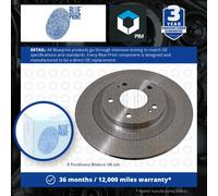 2x Brake Discs Pair Solid Rear 302mm ADC443131 Blue Print Set 1609901080 Quality