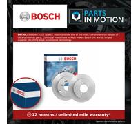 Bosch Brake Discs BD1222 - 302 mm Rear, ECE-R90 Certified - Set of 2