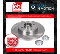 Febi Bilstein 37680 Brake Disc Fits Citroen C4 1.6 BlueHDi 115 1.6 BlueHDi 120