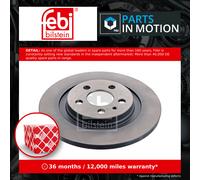 2x Brake Discs Pair Solid Rear 271.6mm 43983 Febi Set 4246P3 4246P4 4249C0 New