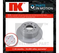 2x Brake Discs Pair Solid fits FIAT DUCATO 250 2.3D Rear 2006 on 280mm Set NK