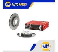 2x Brake Discs Pair Solid fits PEUGEOT PARTNER 1.6D Rear 05 to 15 247mm Set New