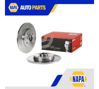 2x Brake Discs Pair Solid fits PEUGEOT PARTNER Rear 1.2 1.6 1.6D 2008 on 268mm