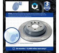 2x Brake Discs Pair Solid fits FORD MONDEO Mk4, Mk4 TDCi Rear 07 to 15 302mm Set