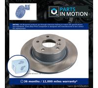 Blue Print ADJ134327 Brake Disc Set (2 Brake Disc) rear, full, No. of Holes 5