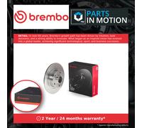 2x Brake Discs Pair Solid fits RENAULT FLUENCE L3 1.6D Rear 2014 on R9M402 260mm