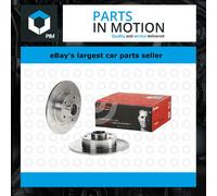 2x Brake Discs Pair Solid fits RENAULT GRAND SCENIC Mk3 2.0 Rear 2009 on M4R711