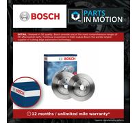 Bosch Brake Disc 0 986 478 744 Solid for Renault Laguna II - 2x