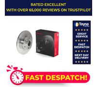 2x Brake Discs Pair Solid fits RENAULT MEGANE EZ1T, Mk3 2.0 Rear 2008 on 260mm
