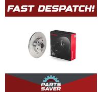 2x Brake Discs Pair Solid fits RENAULT TRAFIC FGMK, Mk3 1.6D Rear 2014 on 280mm