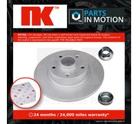 2x Brake Discs Pair Solid fits VAUXHALL VIVARO X82 1.6D Rear 2014 on 280mm Set