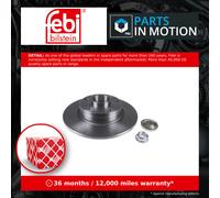 2x Brake Discs Pair Solid fits OPEL VIVARO A 2.0D Rear 06 to 14 280mm Set Febi