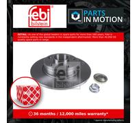 2x Brake Discs Pair Solid fits OPEL VIVARO A 2.0D Rear 06 to 14 280mm Set Febi