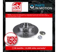 2x Brake Discs Pair Solid fits RENAULT TRAFIC Mk2 2.0D Rear 2006 on 280mm Set