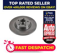 2x Brake Discs Pair Solid fits RENAULT VEL SATIS BJ0, BJ0H 2.2D Rear 2002 on Set